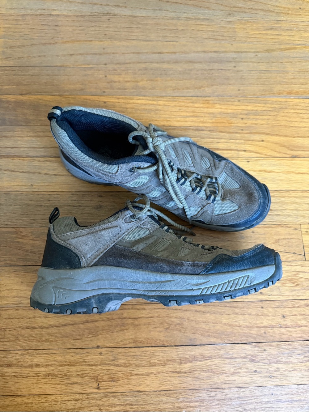 Denali Men’s Size 8.5 Brown Suede Hiking Trail Shoes Outdoor Sneakers